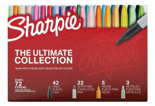 Plumones Permanentes Sharpie The Ultimate Collection Set 72