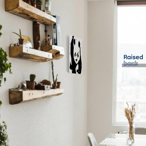 3drose Dpp__1 Panda Bear Animales Lindo Reloj De Pared De Ar