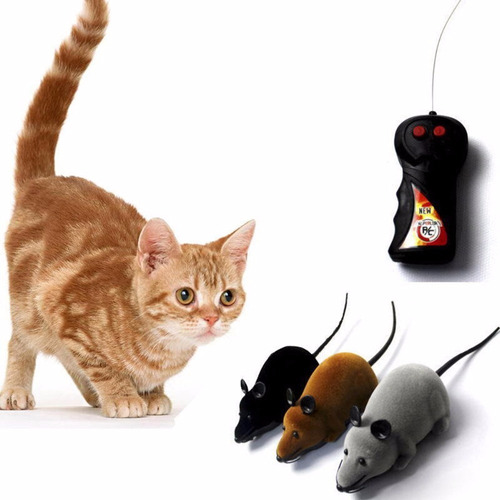 Rato De Controle Remoto Brinquedo Para Gato Susto Coleção