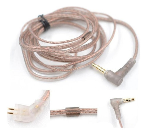 Kz Cable De Repuesto Tipo Pin B Sin Micrófono Original