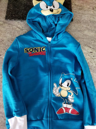 Sueter De Sonic Boom 100% Original Sega Talla 6 Y8