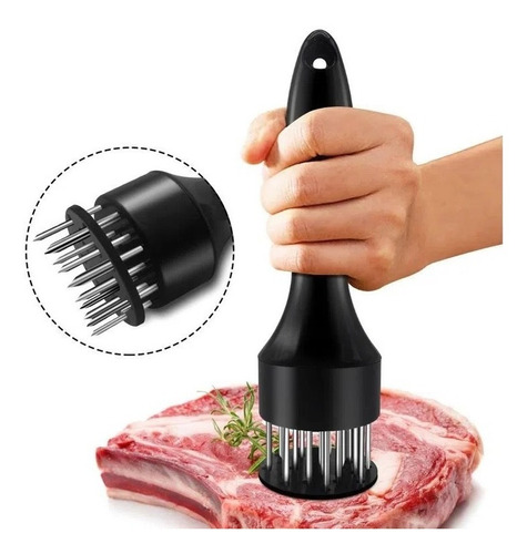 Ablandador De Carnes Manual Con Agujas En Acero Inoxidable