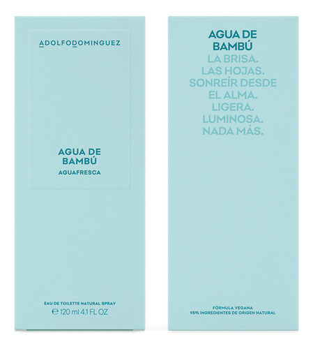 Adolfo Dominguez Agua De Bambú Fem Edt 120 Ml