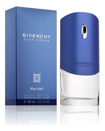 Givenchy Blue Label Para Hombre  100ml Eau De Toilette Spray