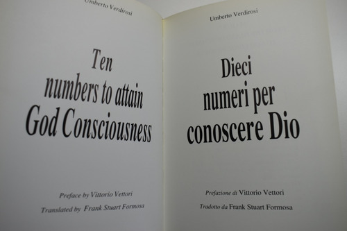 Dieci Numeri Per Conoscere Dio Umberto Verdirosi C79