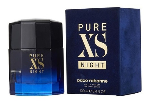 Imagen 2 de 7 de Minidosis 5 Ml Pure Xs Night For Him Edp Paco Rabanne Hombre