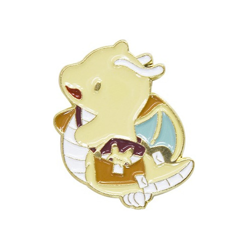 Pin Metalico Diseño Dragonite Pokemon Anime Videojuego