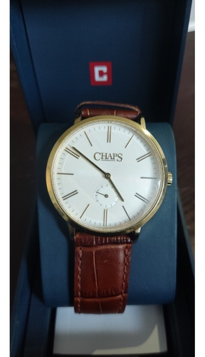 Reloj Clásico Elegante Chaps 40 Mm