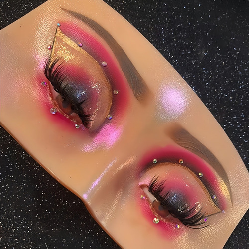 Plantilla 3d De Silicona Para Practicar Maquillaje De Ojos