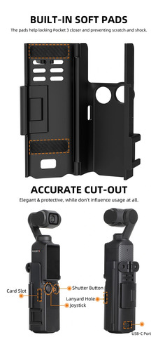 Soporte Expansion Adaptador Para Cámara Dji Osmo Pocket 3