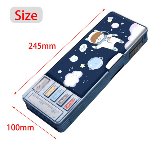 ) Xt Lindo Estuche For Lápices Con 2 Capas