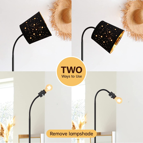 Lámpara De Pie Led Para Sala De Estar Con Pantalla