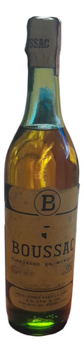 Antigua Botella De Boussac Con Su Contenido Original