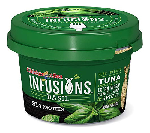 Chicken Of The Sea Infusiones AtĂșn, Albahaca, 2.8 Oz