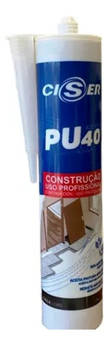 Ciser-sellador Pu40 Gris, Blanco Y Negro 400g