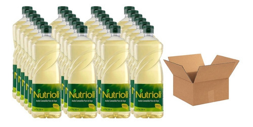 Aceite Puro De Soya Nutrioli 946ml Caja Con 24pzas