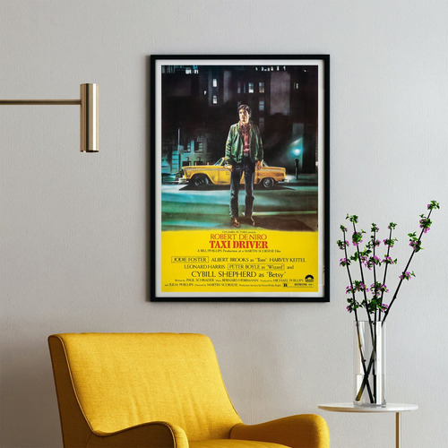 Cuadro Enmarcado Taxi Driver Scorsese Peliculas Posters Cine