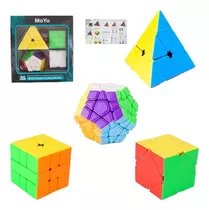 Comprar Kit Cubo Mágico Especial Megaminx Pyraminx Square-1 Skewb Cor Da Estrutura Stickerless