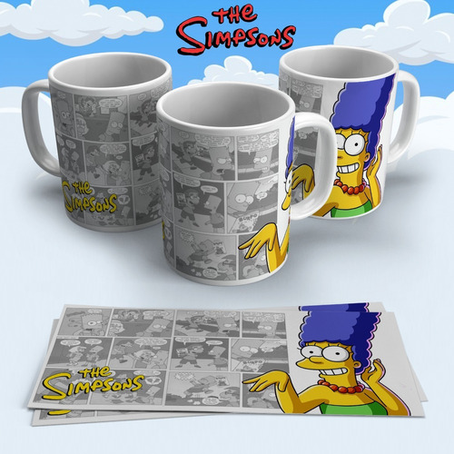 Taza De Ceramica Simpsons Coleccion 2021 Marge