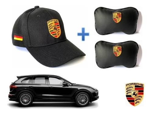 Gorra + Par Cojines Asiento Porsche Cayenne 2011 A 2019