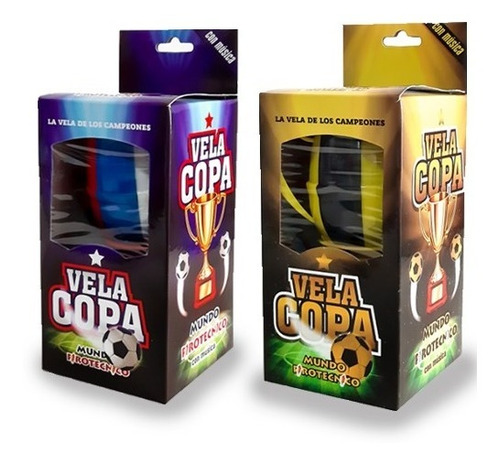 Velas Musicales Copa De Futbol