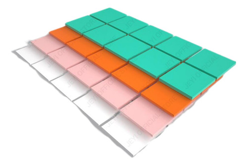 Pack 100 Thermal Pads De 15x15mm Cada Uno, Mm Y Colores 
