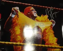 Comprar Poster Firmado Hulk Hogan Wwe Hulkamania Wwf Wcw Autografo