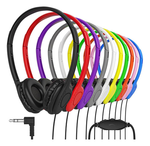 Auriculares Estudiantiles Maeline Bulk: Control De Volumen