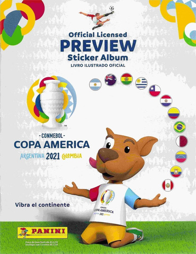 Álbum Panini Preview Copa América 2021 Colomb-argen (en Pdf)