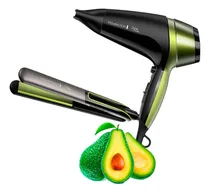 Comprar Combo Secadora Plancha Remington De Aguacate