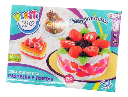 Set De Masas Crea Pasteles Plasti Kids ELG 53445