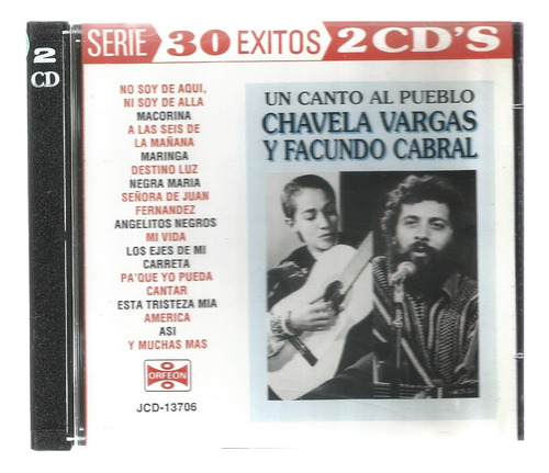 Cd. Un Canto Al Pueblo // Chavela Vargas Y Facundo Cabral. 