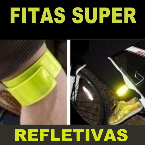 Pulseira Refletiva Slap Cooper Ciclismo E Serviços A Noite