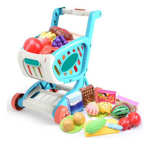 Carrito De Compras Para Niños Juego De Frutas Verduras