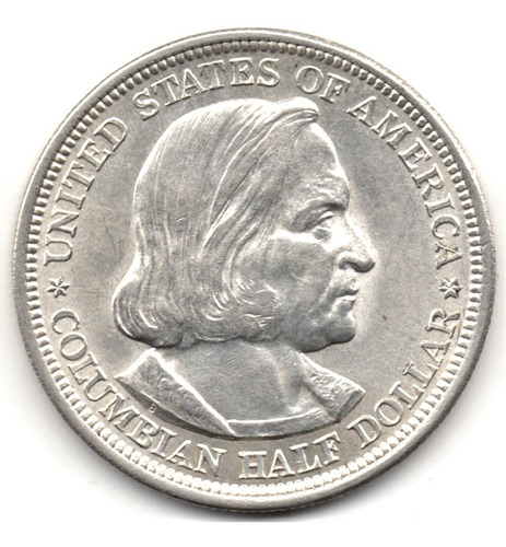 Cristóbal Colón Medio Dólar 1893 Exposición Mundial Chicago