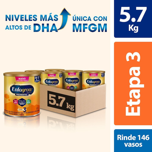 Imagen 1 de 7 de Enfagrow Promental Etapa 3, Pack 5.7kg