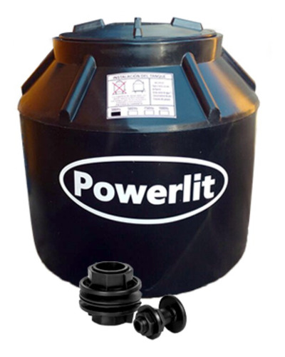 Tanque de agua Powerlit Bicapa vertical polietileno 300L de 75 cm x 83 cm