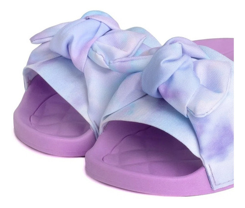Imagem 8 de 10 de Chinelo Slide Molekinha Infantil Tie Dye