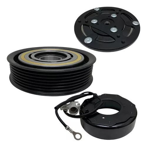 Conjunto Kit Polia Embreagem Compressor Hilux 05/15 - 10s15