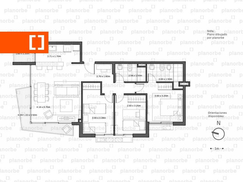 Venta De Apartamento Obra Construcción 3 Dormitorios En Centro, Nostrum Central Unidad 703