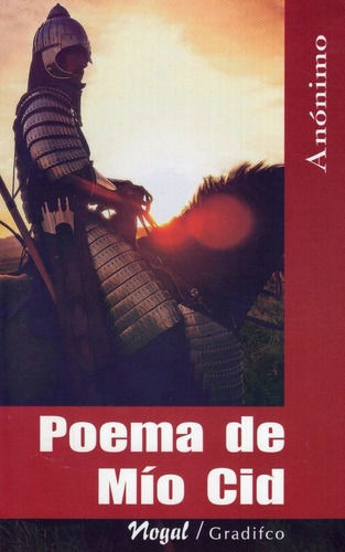 Libro: Poema De Mio Cid / Anonimo