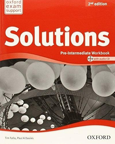 Solutions Pre Intermediate, De Aavv. Editorial Oxford En Inglés
