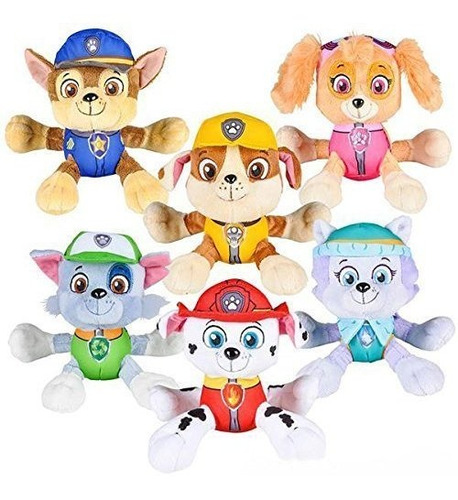 Juego De 6 Juguetes De Peluche De 6 Personajes