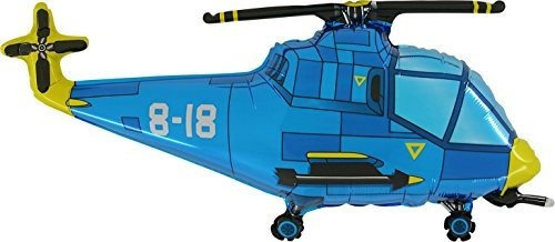 37 Helicoptero Globo Azul  Como Se Ha Visto En La Pelicula 5