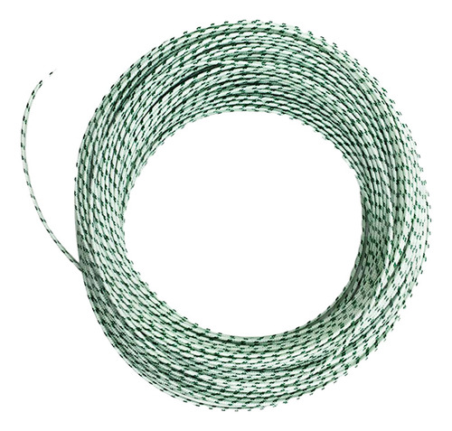 Cabo Alta Temperatura Silicone Fibra - 6mm  400°c 2,5 Metros