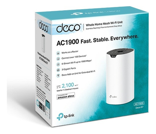 Roteador Wifi Mesh Dual Band Ac1900 Deco S7 Tp-link110v/220v