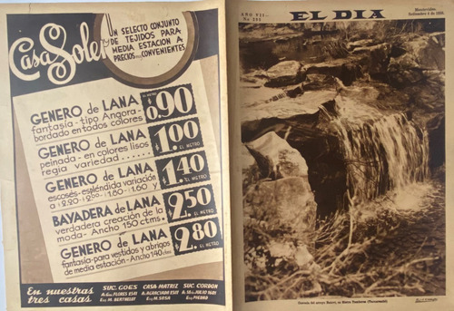 El Día, Dominical N° 295, Iconografía De Máximo Santos 1938