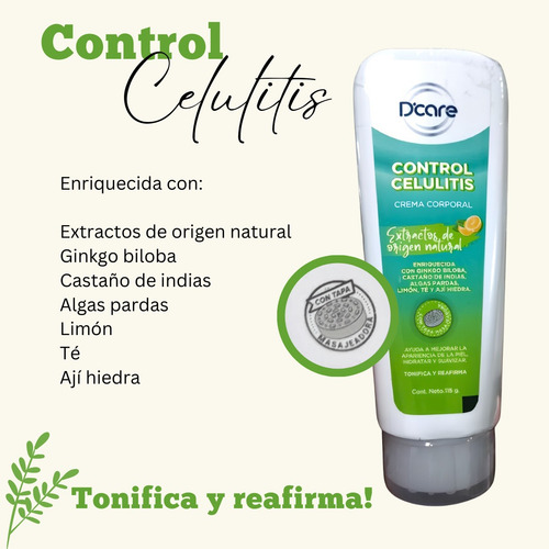 Creme Controle Celulite Drenagem - Ml