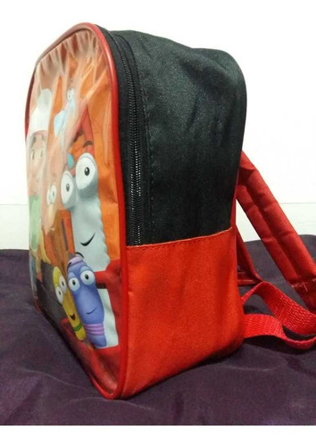 Mochila Jardin Disney Manny A La Obra 12 Pulgadas .