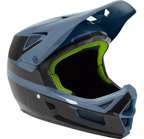 Casco Bicicleta Rampage Comp Azul Fox